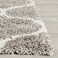 thumbnail image 4 of SAFAVIEH Hudson Arline Geometric Shag Runner Rug, Grey/Ivory, 2'3" x 12', 4 of 4