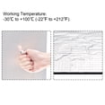 thumbnail image 5 of Uxcell Black Silver Tone Adhesive Aluminum Foil Waterproof Thermal Barrier Insulation Sheet Rubber Foam 6.56ft x 1.64ft, 5 of 5