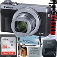 thumbnail image 1 of Canon PowerShot G7 X Mark III Digital Camera (Silver) with 4.2x Optical Zoom Lens + SanDisk 64GB Memory Card + Tripod + ZeeTech Basic Bundle, 1 of 5