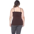 thumbnail image 4 of White Mark Universal PS133-03 Plus Size Tank Top, Brown - One Size, 4 of 5