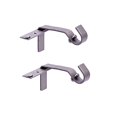 thumbnail image 2 of Kenney Manufacturing 273008 Supports de Rideau 0,62 Po Étain, 2 of 4