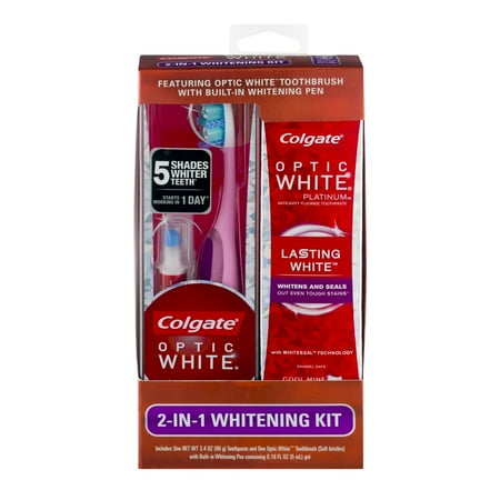 Colgate Optic White 2-in-1 Whitening Kit