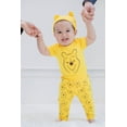 thumbnail image 2 of Disney Winnie the Pooh Newborn Baby Boys Bodysuit Pants and Hat 3 Piece Outfit Set Newborn to Infant, 2 of 5