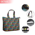 thumbnail image 2 of Multicolor Bigfoot Pattern Travel Tote Bags for Women Carry On,Large Weekender Bags for Women Travel,Multi Functional Duffle Bag for Work,Shopping,Sports, 2 of 5