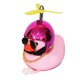 thumbnail image 2 of Adornos para coche con forma de pato rosa, decoración para salpicadero de coche, gafas geniales, casco con hélice, cadena dorada, 2 of 10