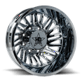 thumbnail image 2 of Luxxx HD19 Dually Front Wheel, 20"x8.25", 8x165mm, +115 Offset, 121.3mm Hub, Chrome Finish, 2 of 2
