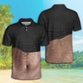 thumbnail image 4 of Polo Shirts for Men Short Sleeve Collared Golf Polos Fun Belly Navel Polo Shirt, 4 of 5