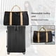 thumbnail image 4 of Bolsa de viaje plegable grande para camping y senderismo con compartimento para zapatos, bolsa divisoria para gimnasio, bolsa de fin de semana, maletín con ruedas y bolso de hombro resistente a desgar, 4 of 8