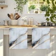 thumbnail image 4 of Gray Marble Kitchen Towels Set of 3, Modern Ink Painting Art Abstract Soft Microfiber Dish Towels, Absorbent Quick-Dry Washable Dishcloths for Kitchen Cleaning, Drying Dishes, 18x28 Inches, 4 of 9