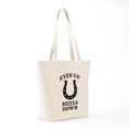 thumbnail image 7 of CafePress - Eyes Up Heels Down Tote Bag - Unisex Canvas Tote Bag, Beige, 1-Piece, 7 of 7