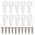 thumbnail image 1 of 20/50Pcs Mirror Wall Hanging Fixing Kit Frameless Plastic Wall Mounting Clips D 50Pcs, 1 of 10