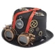 thumbnail image 5 of Sombrero de copa Steampunk, disfraz divertido con gafas, sombrero de fiesta, tocado para Rojo, 5 of 9