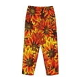 thumbnail image 3 of Lsque Sunflower4 Print Women's Pajama Pants, Lounge Pant - Comfortable Home Wear,Elastic Waistband, Stylish Design-Medium, 3 of 9