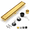 Brushed Gold-18 Inch, variant on Linear Shower Drain - 48 Inch Brushed With Tileert Panel
