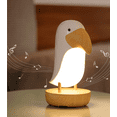 thumbnail image 3 of White Rechargeable Dimmable Mood Light Bedroom LED Bedside Bird Night Light, 3 of 5