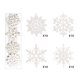 thumbnail image 3 of De Copos De Nieve Con Purpurina, 10Cm, Adornos Colgantes Para Árboles De Navidad, Decoraciones Navideñas Para El Hogar 40 Uds. Monstrate HA042680-01, 3 of 6