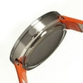 thumbnail image 4 of Men's Ripple Orange Leather Orange Analog Watch, 4 of 4
