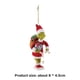 thumbnail image 3 of Elfo verde de Navidad colgante decorativo de dibujos animados colgante portátil para regalo de vacaciones, 3 of 6