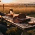 thumbnail image 6 of Slccxzc Ethnic Style Cowboy Hat Wide Brim Western Jazz Cap Chin Strap Sun Protection Outdoor Travel Hat Brown, 6 of 7
