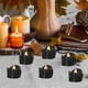 thumbnail image 4 of 12 velas de té negras con luces LED brillantes para fiestas temáticas y bodas. Destello blanco cálido, 4 of 6