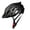 Black, variant on Bike Helmet with Tail Light Unisex MTB Road Cycling Safety Helmet Adjustable Size with High Density Foam Black