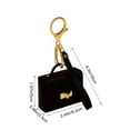 thumbnail image 3 of Yeciiwht Stylish Leather Key Chain Mini Bag Keychain, Fashion Keychains Purse Bag Charms Pendant Decorative Purse Bag Earphone Case Red Envelope, 3 of 6