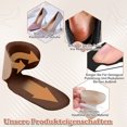 thumbnail image 2 of Sonducket Protectores de talón ajustables de gel de sílice para zapatos grandes, alivio de presión y cómodos, fáciles de limpiar Accesorios de calzado marrón, 2 of 6