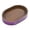 Purple #10, variant on Cat Scratcher Set, Oval Bowl Nest for Indoor Cats oval bed & box for scratching & lounging,Durable round corrugated cardboard pad & catnip toy,Furniture protector for couch Purple
