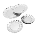 thumbnail image 3 of Juego de 5 platos de comida de acero inoxidable de 13 cm, 15 cm, 16,5 cm, 20 cm y 25 cm., 3 of 14