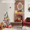 thumbnail image 3 of Topbuy 5FT Slim Pencil Tree Hinged Artificial Christmas Tree W/339 Branches Tips, 3 of 9