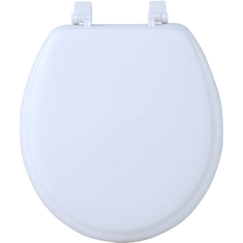 Photo 1 of Achim Fantasia 17 Soft Standard Vinyl Toilet Seat, One Size Fits All, White