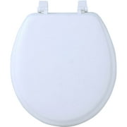 Achim Fantasia 17" Soft Standard Vinyl Toilet Seat, One Size Fits All, White