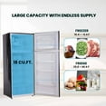 thumbnail image 4 of Conserv 30in RETRO Refrigerator 18cf Top Mount FACTORY INSTALLED ICE MAKER 110V, 4 of 17