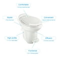 thumbnail image 2 of Aqua Magic Style Plus RV Toilet / High Profile / White - Thetford 34429, 2 of 2