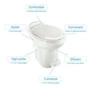 Aqua Magic Style Plus RV Toilet / High Profile / White - Thetford 34429