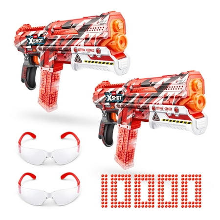 XSHOT Hyper Gel Clutch Blaster 2 pack (5,000 Hyper Gel Pellets) by ZURU for Ages 14