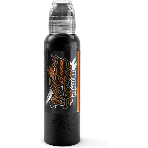 World Famous Tattoo Ink - Professional Tattooing Pigments - Legendary Outlining 4oz Bottle
