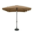 thumbnail image 5 of Mondawe Patio Umbrella with Base included 10ft Large Outdoor Table Umbrella with Crank, 8 Sturdy Ribs, Market Deck Pool Backyard Garden Sunshade Umbrella,Tan, 5 of 9