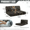 thumbnail image 7 of FORUDESIGNS Tiger Camo Pattern 2 Pcs RV Dinette Cushion Covers Breathable RV Couch Cover Elastic Loveseat Sofa Chair Cover Furniture Protector for RV Camper Car Bench, 7 of 7