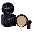 thumbnail image 2 of Air Cushion cc , Liquid Oil Control Brightening Hidratante para Mujeres Niñas Blemish Concealer Maquillaje Natural , color Marrón Yinane Cojín de aire tipo seta, 2 of 7