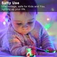 thumbnail image 3 of MAMOWEAR Christmas Fairy Lights Battery Operated, 16.5ft 50 LED Waterproof Christmas String Light, Remote Control & 8 Modes Indoor Outdoor Xmas Tree Wedding Party Decorations, Multicolor, 3 of 9