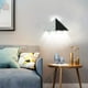 thumbnail image 4 of Aplique de pared triangular LED de 5 W para interior, diseño moderno y original en aleación de aluminio, para dormitorio, pasillo y salón, luz decorativa (luz blanca), 4 of 4