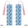 thumbnail image 2 of Kdxio Leaves And Flowers Print Metal Tassel Bookmarks,Perfect Gift for Art Lovers and Bookworms Metal Bookmarks for Women, 2 of 8