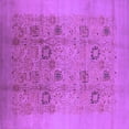 thumbnail image 1 of Ahgly Company Indoor Square Oriental Purple Industrial Area Rugs, 4' Square, 1 of 4