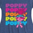 thumbnail image 3 of Trolls - Poppy Stacked Name - Toddler & Youth Girls Fit & Flare Dress, 3 of 4