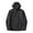 Black, variant on Men's Lightweight Waterproof Hooded Rain Jacket Outdoor Raincoat Shell Jacket for Hiking Travel Black L
