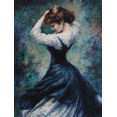 thumbnail image 1 of Qisvanset 12x16 Inch Black Dog Portrait Canvas Print Wall Art, 1 of 5