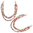 thumbnail image 6 of Masteelf Multilayer Beaded Shoe Chains for Sneakers Decorative Rice Bead Alloy Shoe Charm Chain, 6 of 8