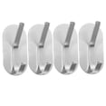thumbnail image 4 of Raindrops 4Pcs Space Saving Self Adhesive Wall Hooks for Organizing Behind the Door, 4 of 8