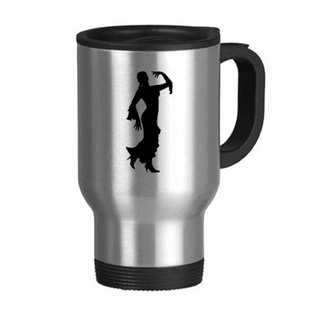 

Folk Dance Art Performance Dancer Travel Mug Flip Lid Stainless Steel Cup Car Tumbler Thermos